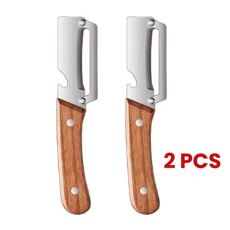 🔥MCOIKY®Effortless Premium 2-in-1 Fruit & Veggie Peeler with Bottle Opener - Ultra-Sharp Stainless Steel & Ergonomic Non-Slip Grip