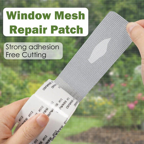 🔥Best Seller🔥MCOIKY®Anti-Bug Window Screen Repair Tape, Strong Adhesive Fiberglass Mesh Strip, Durable Patch to Keep Mosquitoes Out (2inch x 157.5inch)