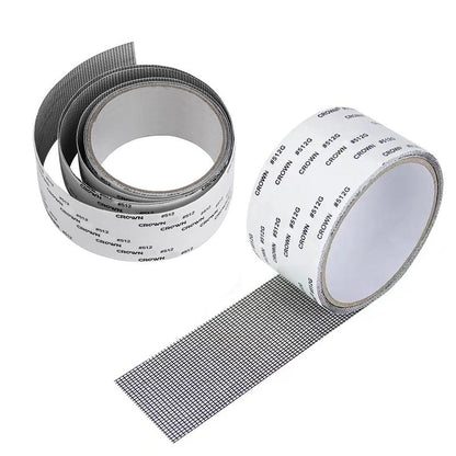 🔥Best Seller🔥MCOIKY®Anti-Bug Window Screen Repair Tape, Strong Adhesive Fiberglass Mesh Strip, Durable Patch to Keep Mosquitoes Out (2inch x 157.5inch)