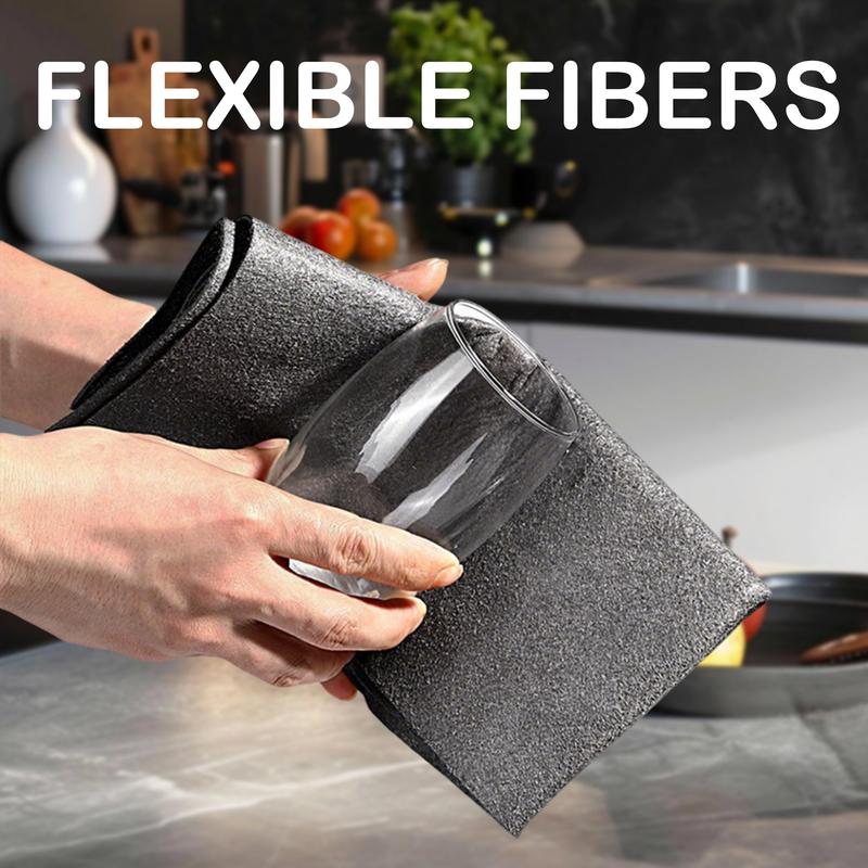 ✨LUCKYSONG®[BUY 10 GET 10 FREE] Thickened Magic Cleaning Cloth | Reusable Streak-Free Microfiber Towels for Glass, Windows, Mirrors & Cars