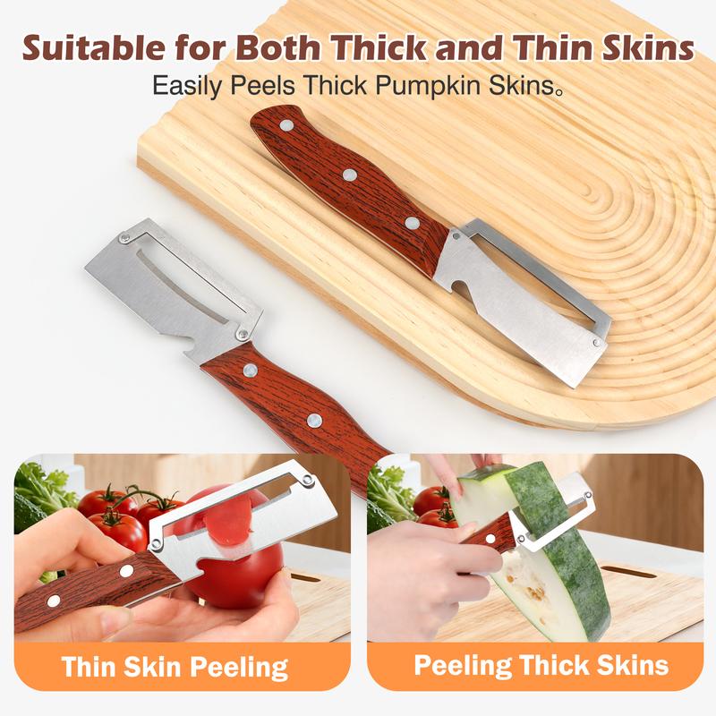 🔥MCOIKY®Effortless Premium 2-in-1 Fruit & Veggie Peeler with Bottle Opener - Ultra-Sharp Stainless Steel & Ergonomic Non-Slip Grip