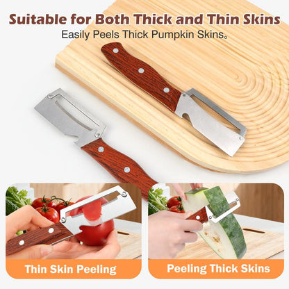 🔥MCOIKY®Effortless Premium 2-in-1 Fruit & Veggie Peeler with Bottle Opener - Ultra-Sharp Stainless Steel & Ergonomic Non-Slip Grip