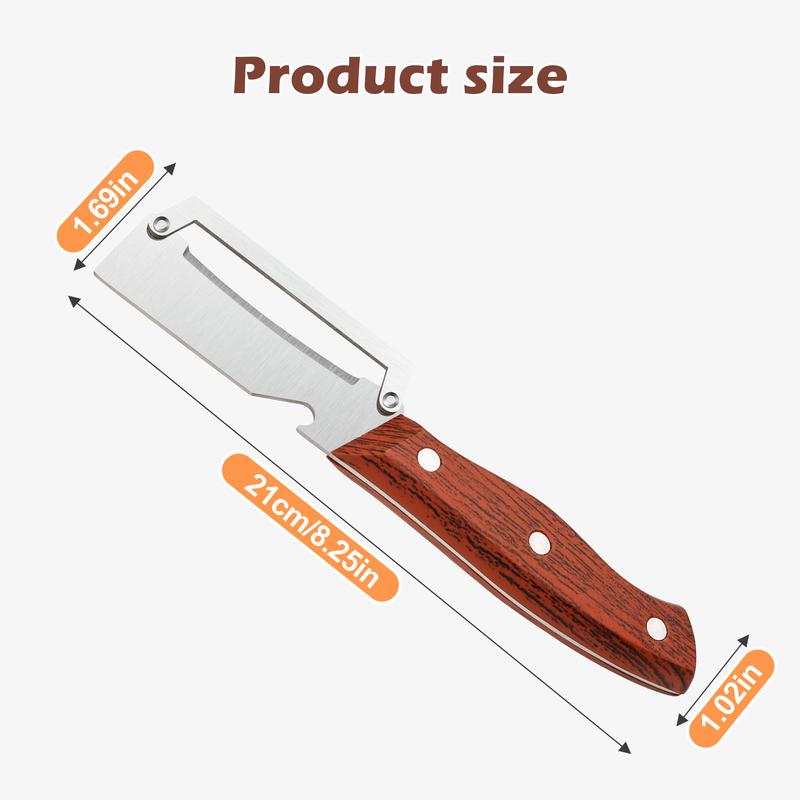 🔥MCOIKY®Effortless Premium 2-in-1 Fruit & Veggie Peeler with Bottle Opener - Ultra-Sharp Stainless Steel & Ergonomic Non-Slip Grip
