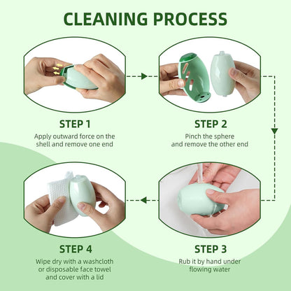 🔥✨MCOIKY®Washable Gel Lint Roller Ball | Portable & Reusable Pet Hair Remover for Clothes & Travel